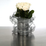 New Zealand For Her New Zealand,:Cream Roses in Metal